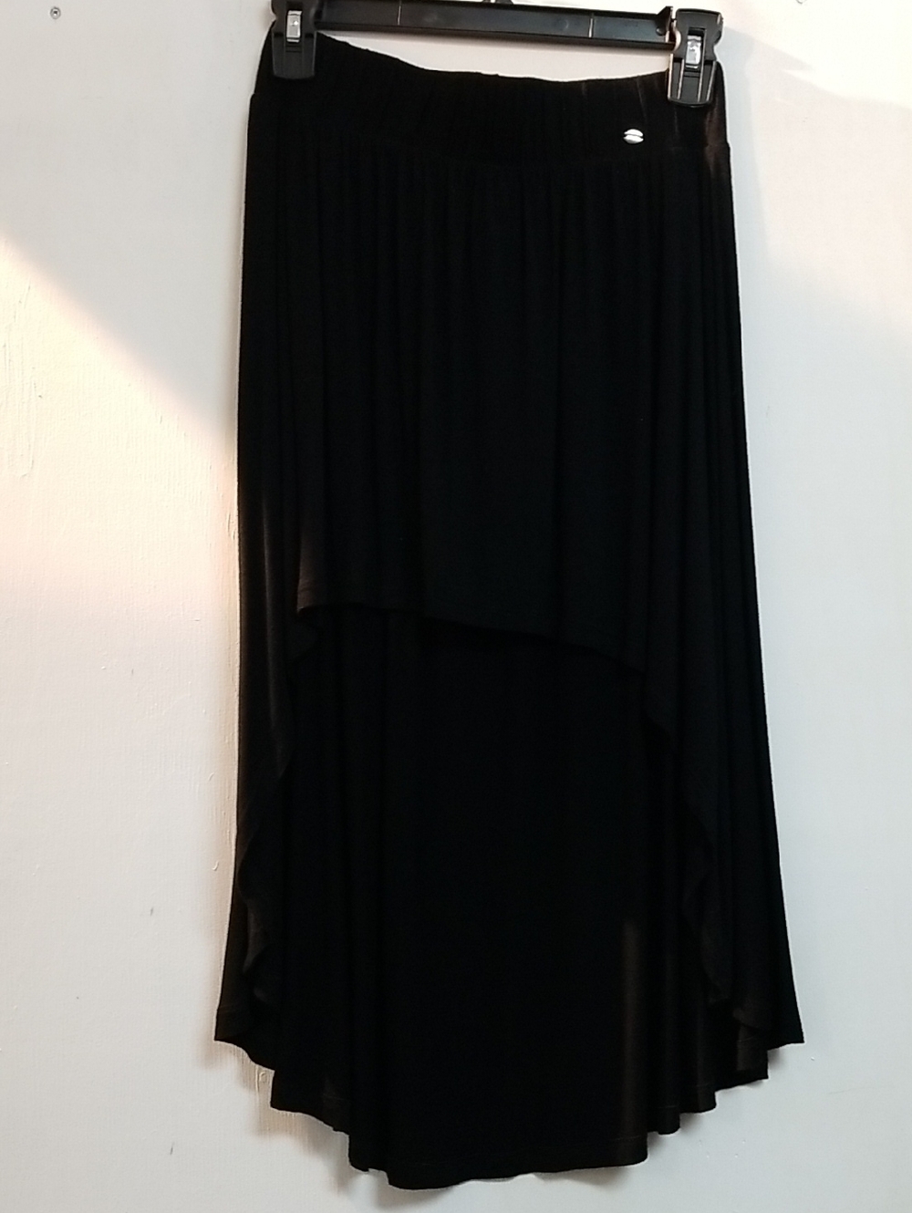 Guess Black High-Low Jersey Skirt